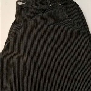 Women’s shorts size 18 black with white strips